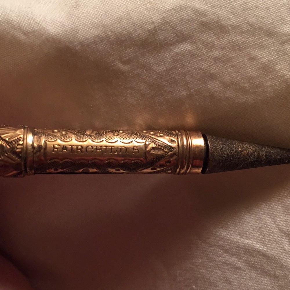 14k gold filled antique pen